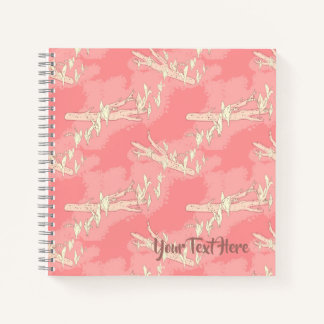 Carnet Fleurs printanières de Lily-de-la-vallée roses