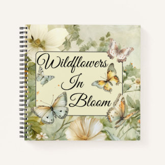 Carnet Fleurs sauvages Cottagecore En Bloom Nature Esquis