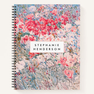 Carnet Fleurs sauvages de champ aquarelle