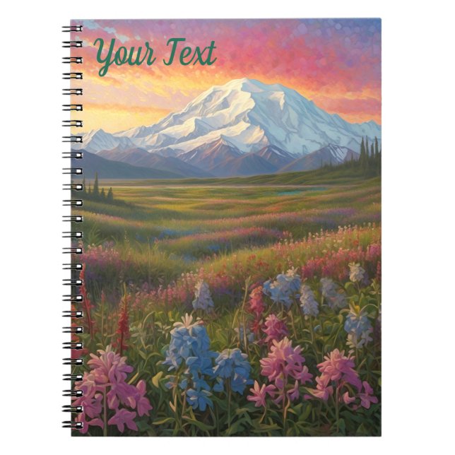 Carnet Fleurs sauvages de Denali (Devant)
