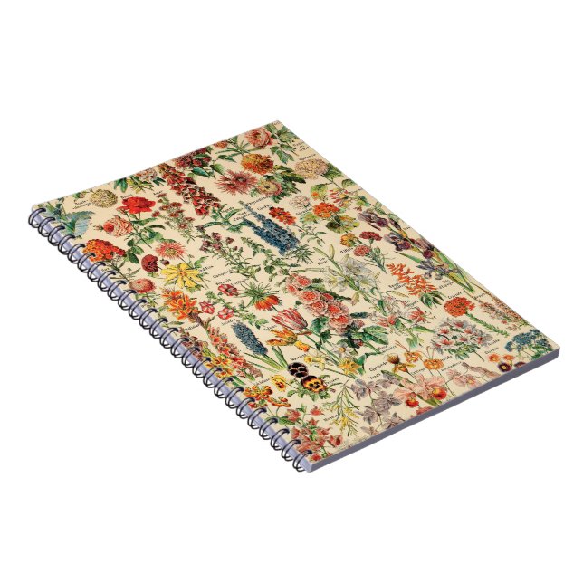 Carnet Fleurs vintages par Adolphe Millot (Côté Droit)