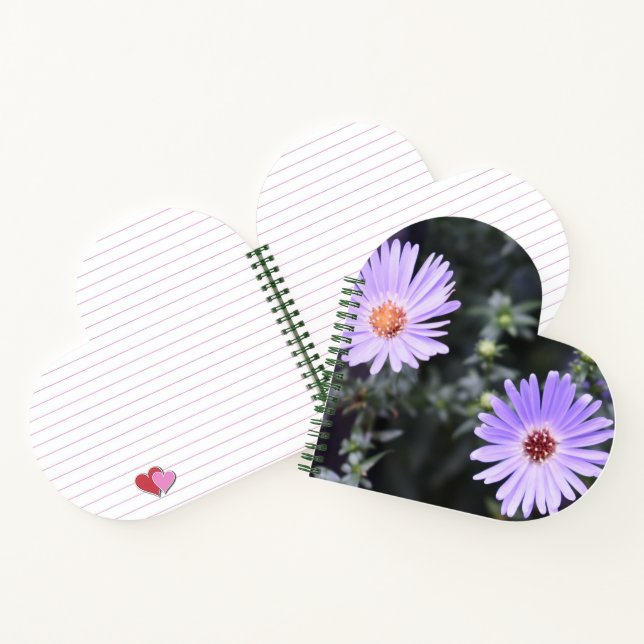 Carnet Fleurs violettes Été Nature Photographie Florale (Intérieur)