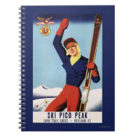 Flexible Flyer Pin-Up Skiing Girl