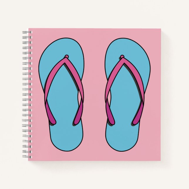 Carnet Flip Flops de plage (Devant)