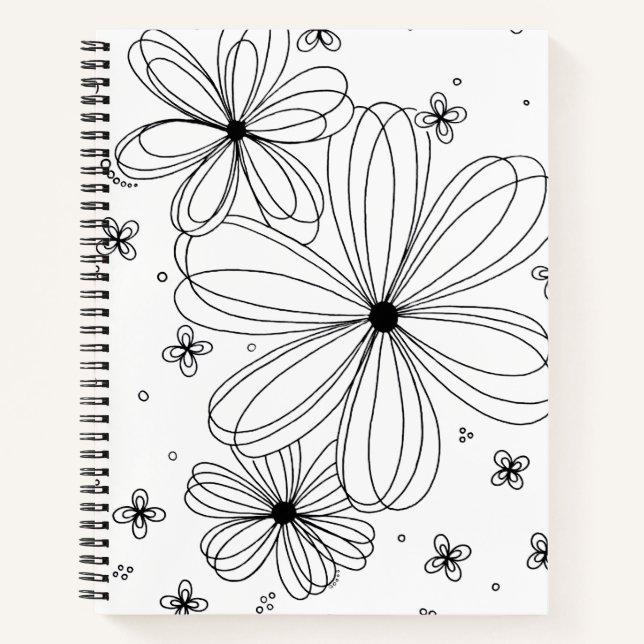 Carnet Floating Petals – Spiral Notebook  (Devant)