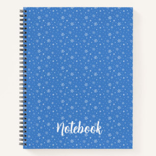 Carnet Flocons de Neige Dessinés à la Main Hivernage Fant