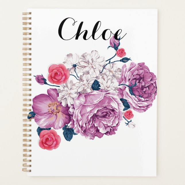 Carnet FLORAL (Devant)