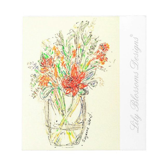 Carnet floral (Devant)