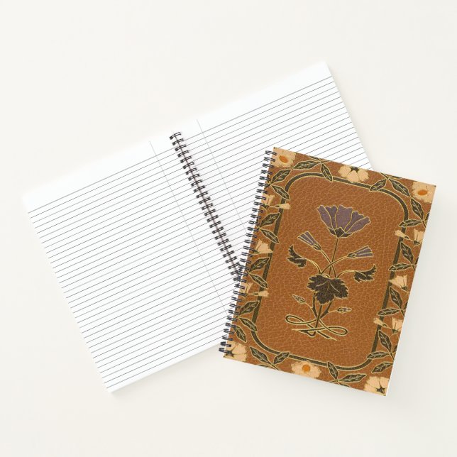 Carnet Floral Art nouveau (Intérieur)