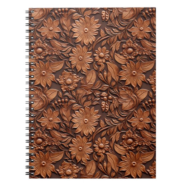 Carnet Floral Boho Brown (Devant)