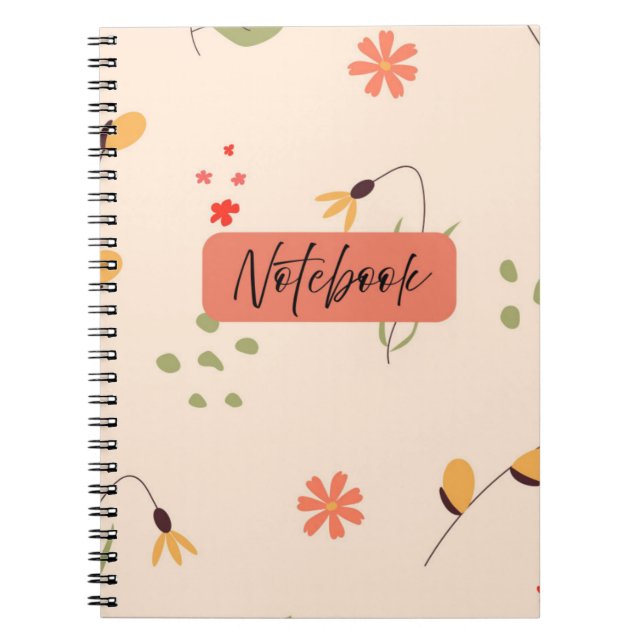 Carnet Floral - Conception des couleurs de la Terr (Devant)
