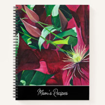 Floral de Clematis pourpre