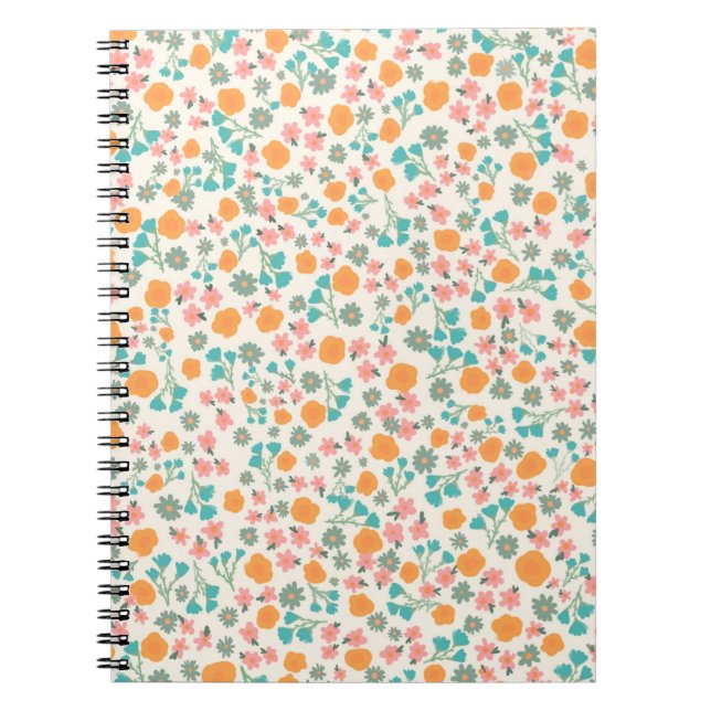 Carnet floral de corail (Devant)