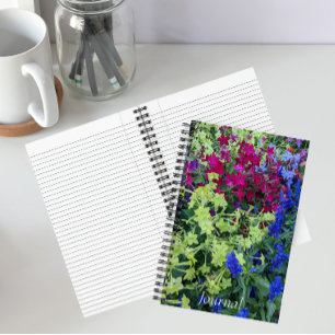 Carnet Floral de Jardin Estival Coloré
