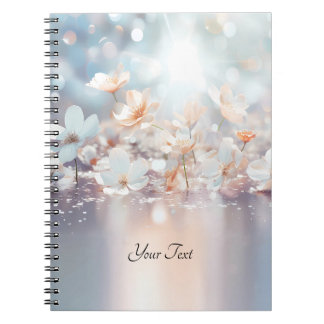 Carnet floral de Pêche blanche