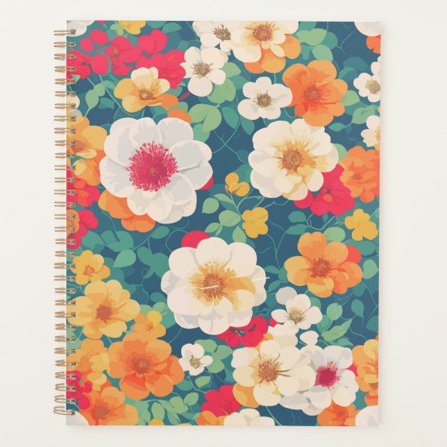 Carnet floral dynamique (Devant)