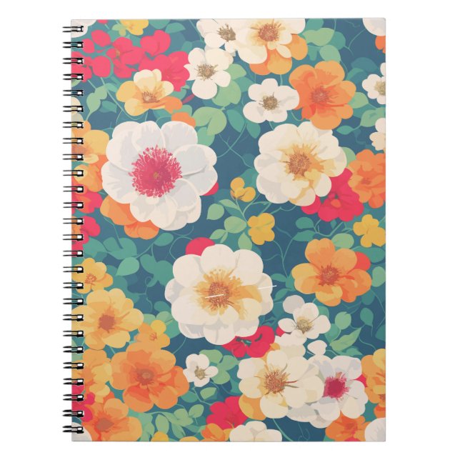 Carnet floral dynamique (Devant)