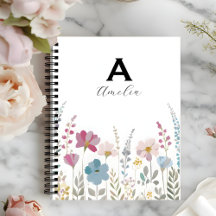 Carnet Floral Élégant et Stylé