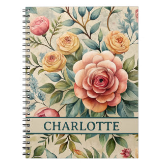 Carnet floral enchanté