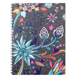 Carnet Floral Et Glamour Motif Sans Maille Printemps