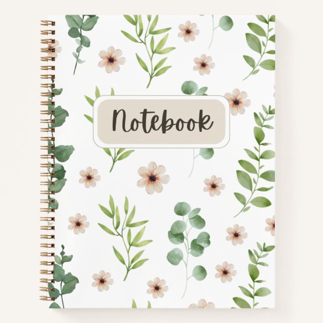 Carnet Floral Girly (Devant)