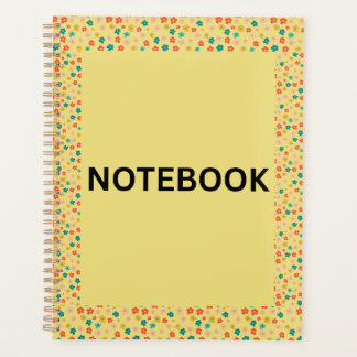 Carnet floral jaune | Fleurs et couleurs mignonnes