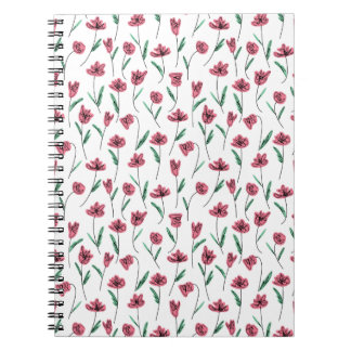 Carnet floral lunaire - Fleurs scintillantes