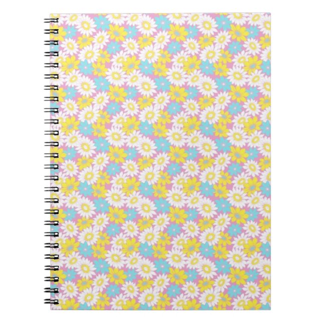 Carnet Floral pastel (Devant)