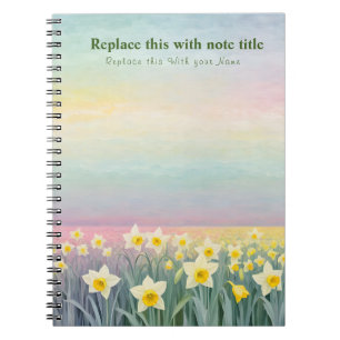 Carnet floral Pastel