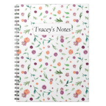 Carnet floral personnalisable | Meilleurs cadeaux 