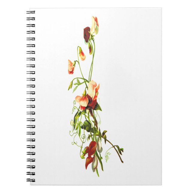 Carnet floral personnalisé, Mois de naissance (Devant)