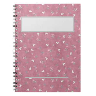 Carnet Floral Pour Activité Quotidienne|Cœur Rose