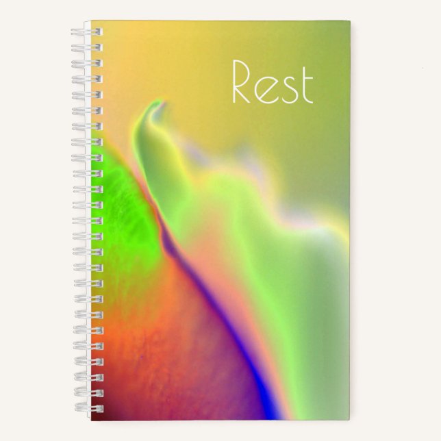 carnet floral "Repos" (Recto)