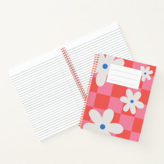 Carnet Floral Rouge