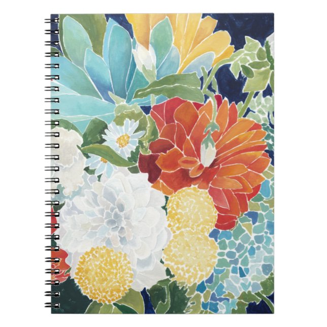 Carnet Florals de minuit III (Devant)