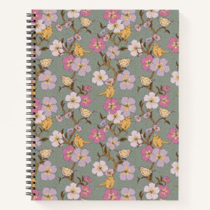 Carnet Flore et oiseaux de sentier à Whimsical - Vert Sag