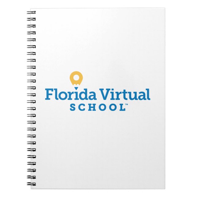 Carnet Florida Virtual School, White Spiral (Devant)