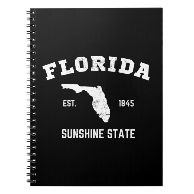 Carnet Floride Est 1845 Sunshine State (Devant)