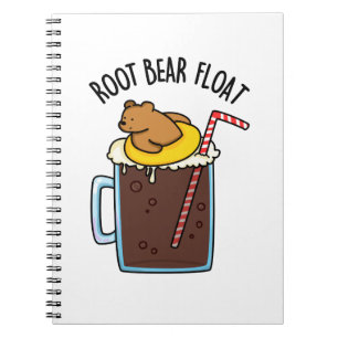 Carnet Flotte de l'ours racine Funny Root Beer Pun