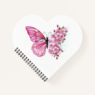 Carnet Flower Butterfly