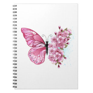 Carnet Flower Butterfly