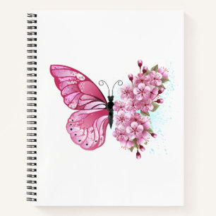 Carnet Flower Butterfly