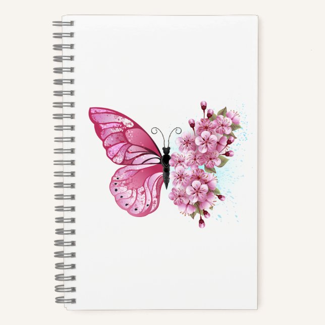 Carnet Flower Butterfly (Recto)