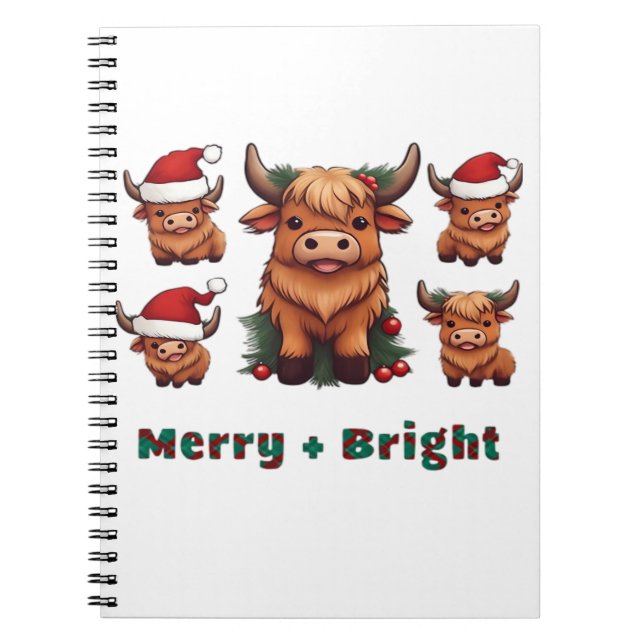 Carnet Fluffy Baby Highland Cow Boire Café T- (Devant)