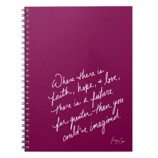 Carnet Foi Espérance & Amour Manuscrits Spirituels