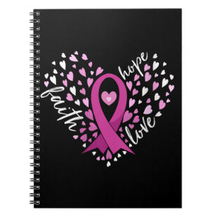 Carnet Foi Foi Espoir Amour Breast Cancer Sensibilisation