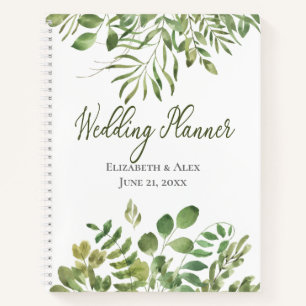 Carnet Foliage simple avec devis WEDDING PLANNER