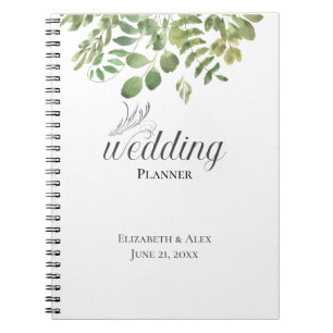 Carnet Foliage simple, Wedding planner