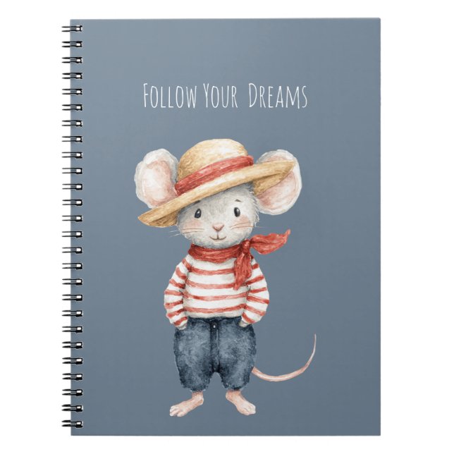 Carnet Follow Your Dreams Mouse (Devant)