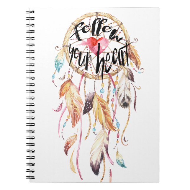Carnet Follow your heart (Devant)